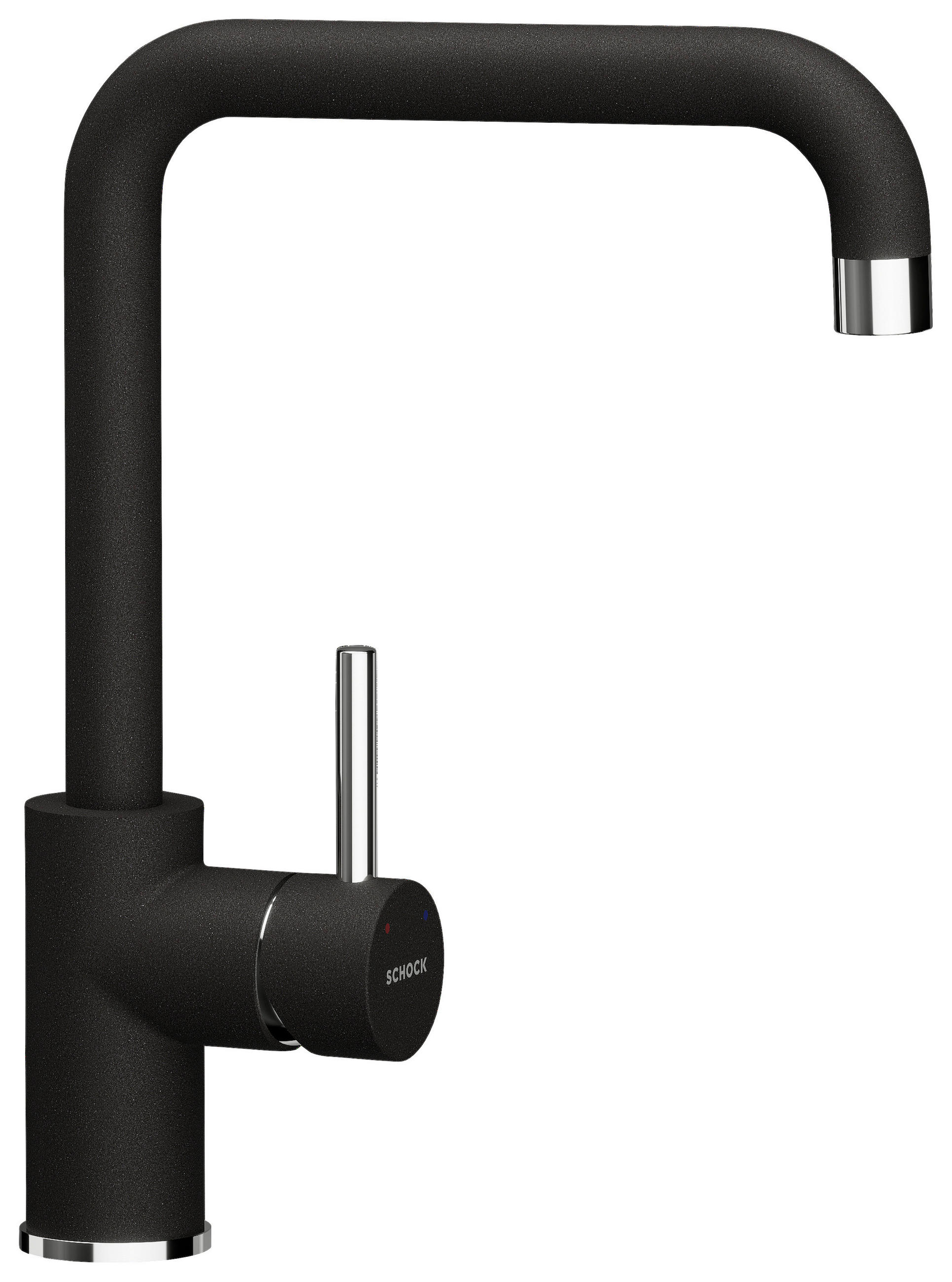 KÜCHENARMATUR 538000GNE  - Schwarz, Basics, Stein/Metall (5/32/20,6cm) - Schock