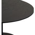 COUCHTISCH 60/60/37 cm rund Schwarz  - Schwarz, Design, Holzwerkstoff/Metall (60/60/37cm) - Xora