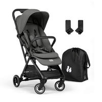 BUGGY Fly N Care  - Hellgrau/Schwarz, Basics, Textil/Metall (80/45/100cm) - Hauck