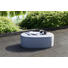 LOUNGEHOCKER beschichtet Stahl - Schwarz/Grau, Design, Textil/Metall (106/37/64cm) - Ambia Garden