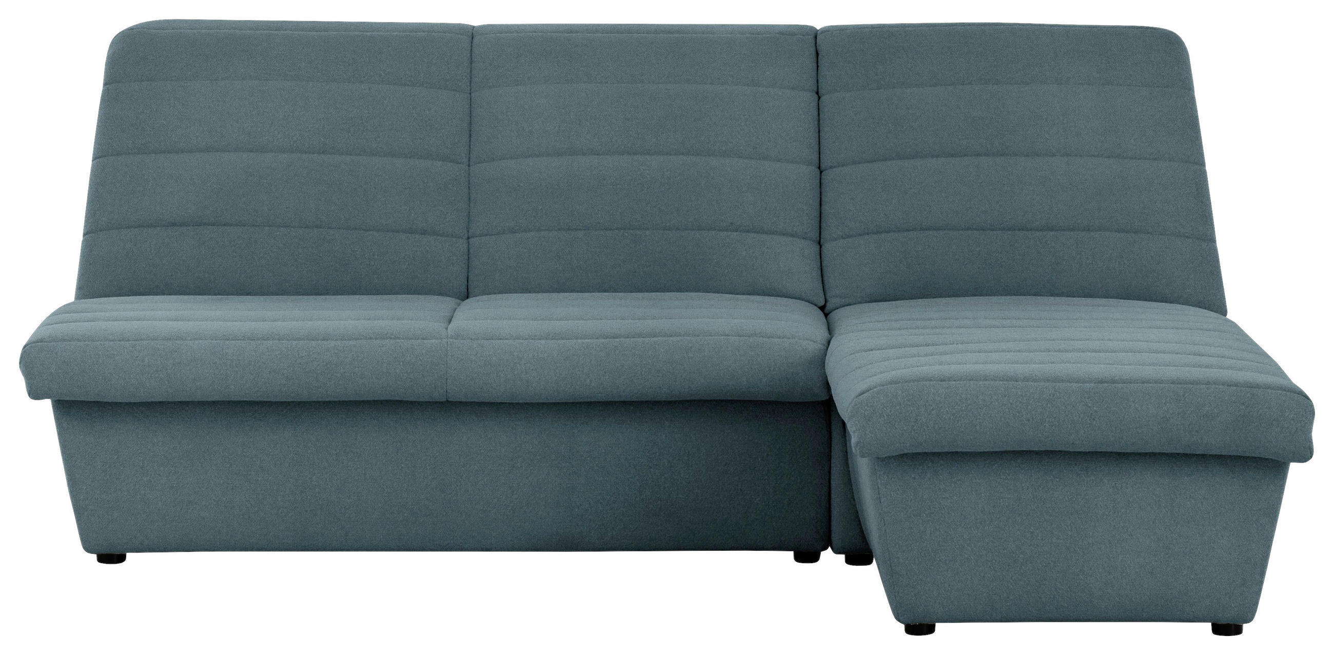 ECKSOFA Looks VIII Petrol Webstoff - Petrol/Schwarz, Design, Kunststoff/Textil (214/168cm) - LOOKS by W.Joop