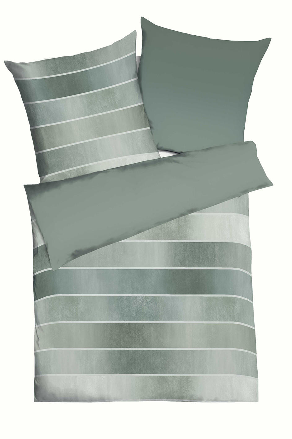 POSTELJNINA TIMELESS 200/200 cm saten zelena  - zelena, Basics, tekstil (200/200cm) - Kaeppel