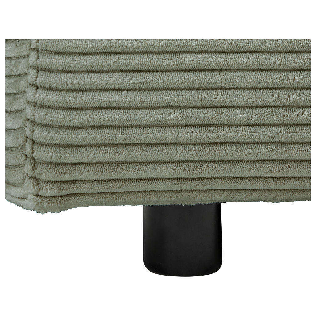 Thumbnail - Hom`in Ecksofa, Dunkelgrün, Textil, 4-Sitzer, Füllung: Schaumstoff, Federn, Ottomane rechts, L-Form, 265x224 cm, Blauer ...