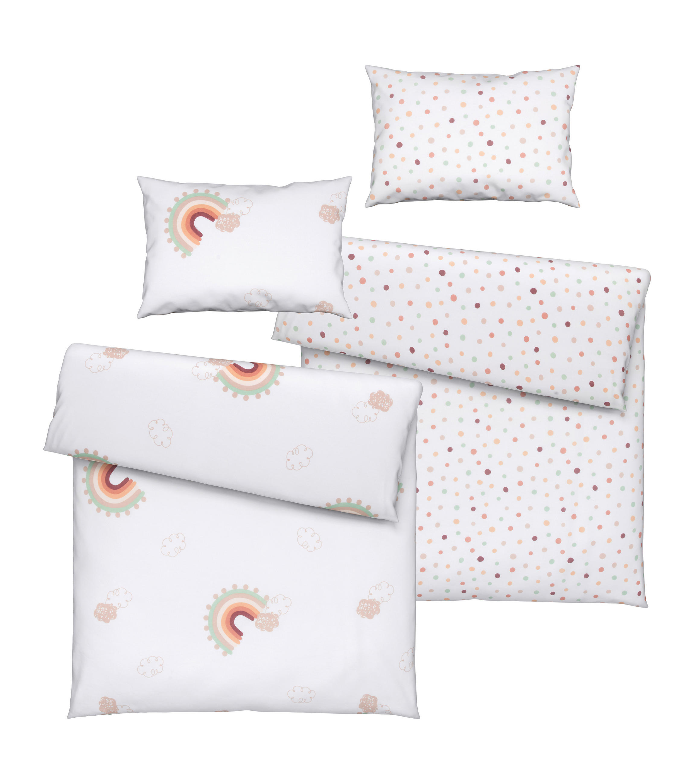 BABYBETTWÄSCHE Renforcé 100/135 cm  - Multicolor, Basics, Textil (100/135cm) - My Baby Lou