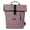 WICKELRUCKSACK N° 6 Rosé/Tabak  - Altrosa/Braun, Basics, Textil (31/45/12cm) - Gesslein