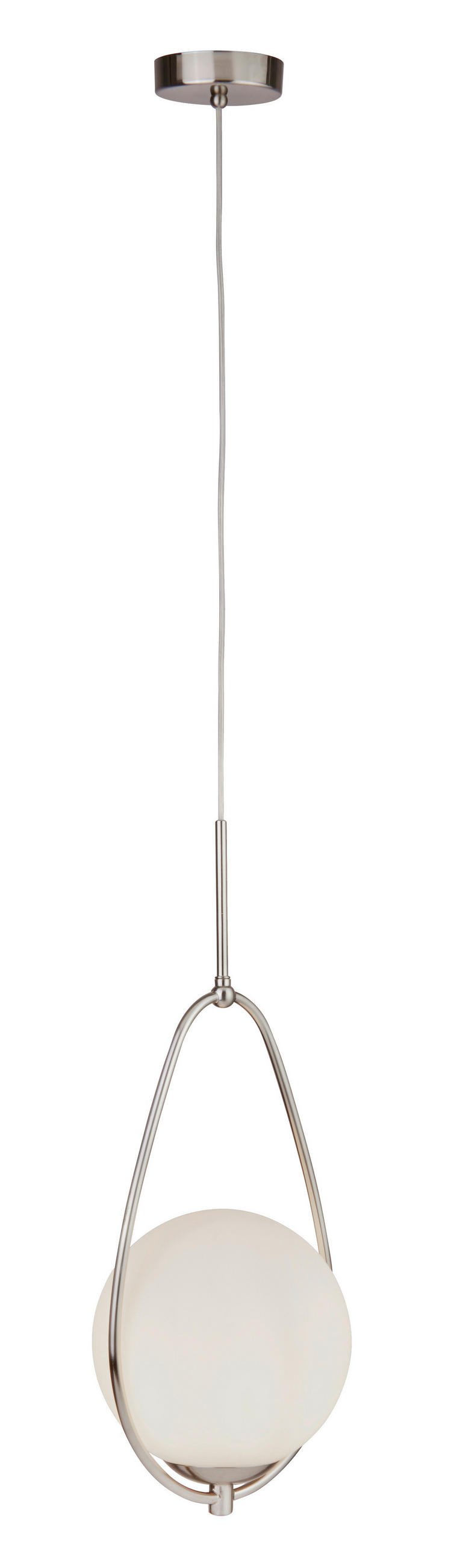 HÄNGLAMPA Avalon 23/150/19 cm  - silver, Design, metall/glas (23/150/19cm)