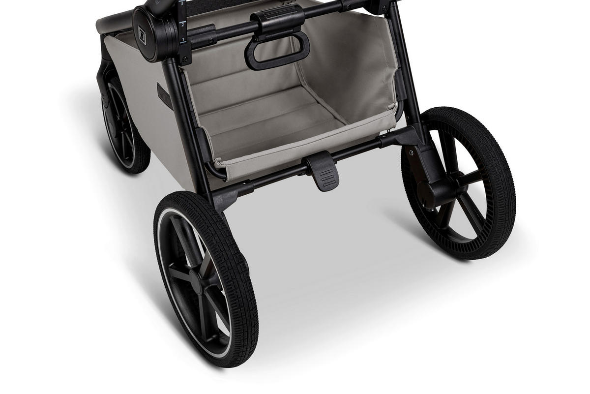 KOMBIKINDERWAGEN  Resea 2.0  Ghost  - Blaugrau/Schwarz, Basics, Textil (96/57/114cm) - Moon