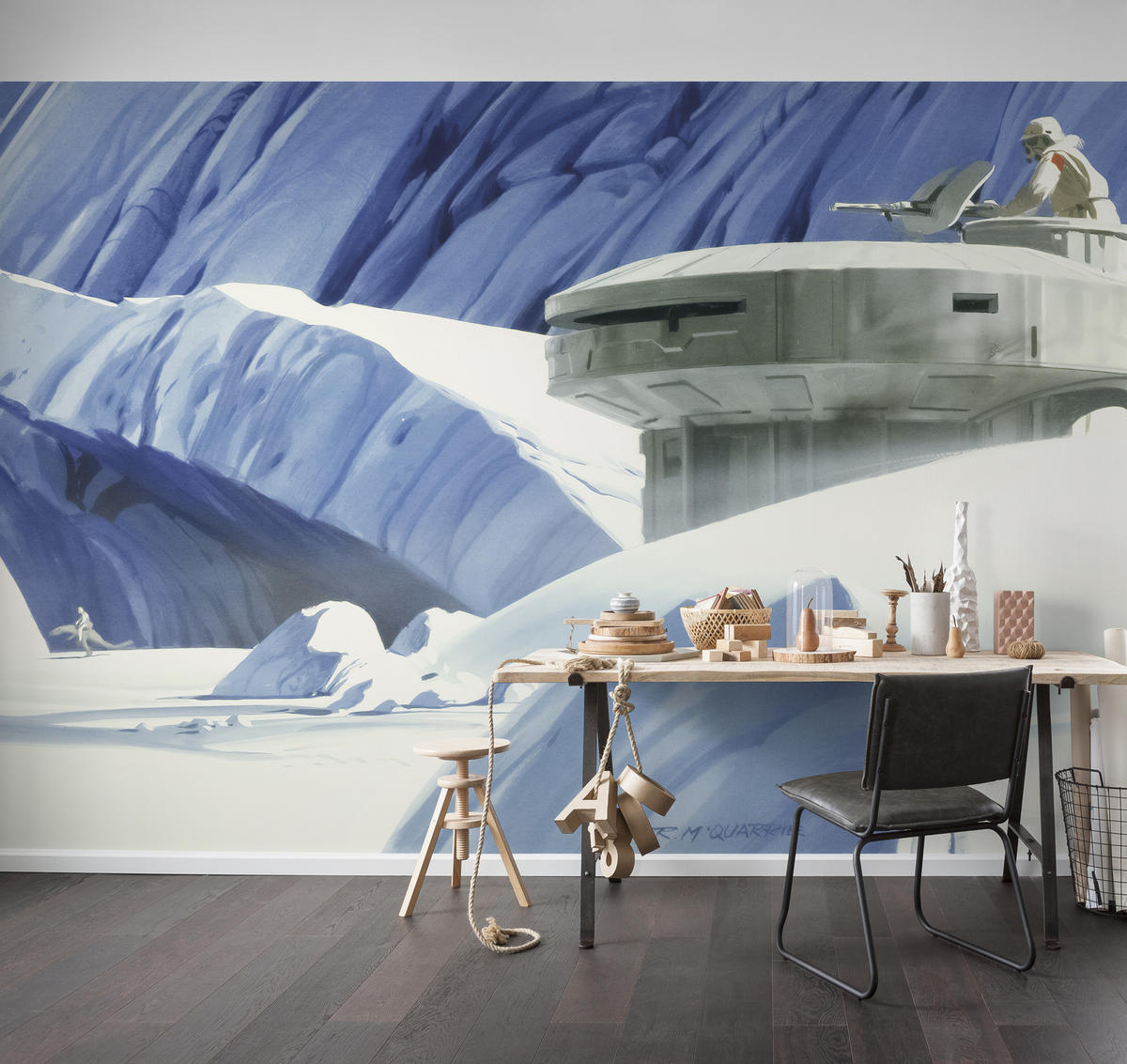 FOTOTAPETE - Blau/Weiß, Trend, Textil (500/250cm)