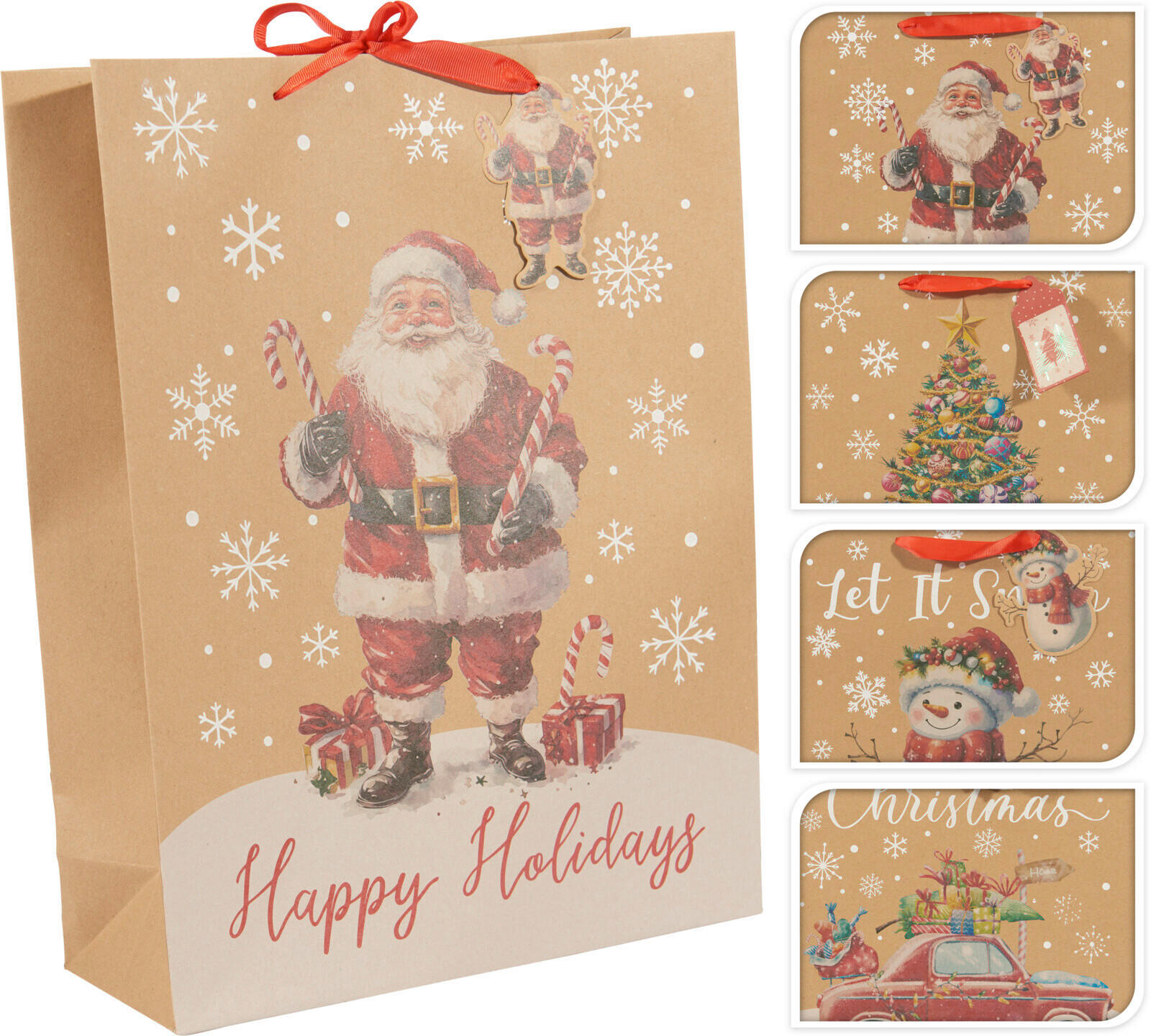 GESCHENKTASCHE  - Multicolor, LIFESTYLE, Papier (40/30/12cm)