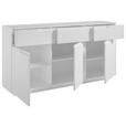 SIDEBOARD Weiß  169/86/38 cm  - Weiß, MODERN, Holzwerkstoff (169/86/38cm) - Carryhome