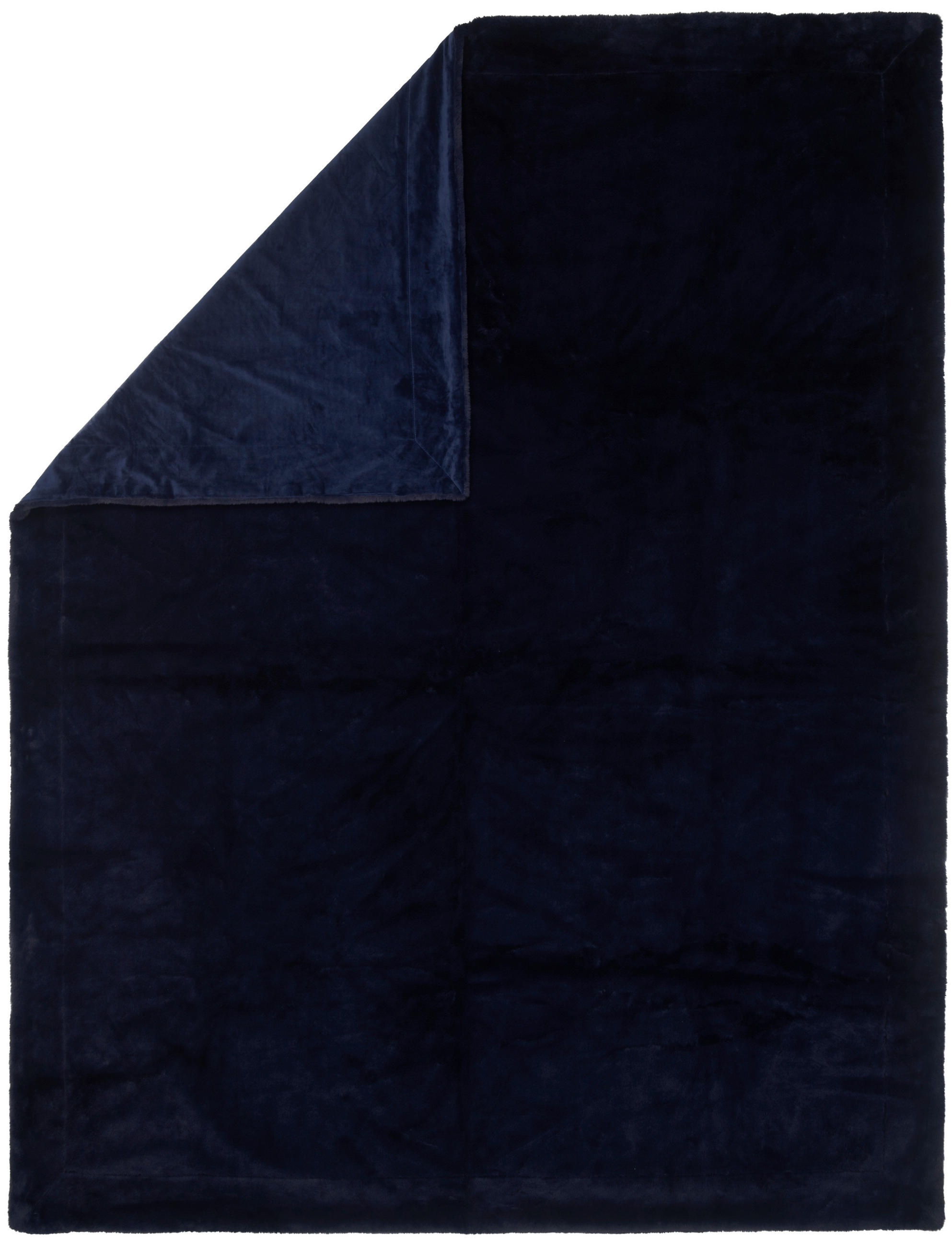 FELLDECKE Yukon 150/200 cm  - Dunkelblau, Design, Textil (150/200cm) - Novel