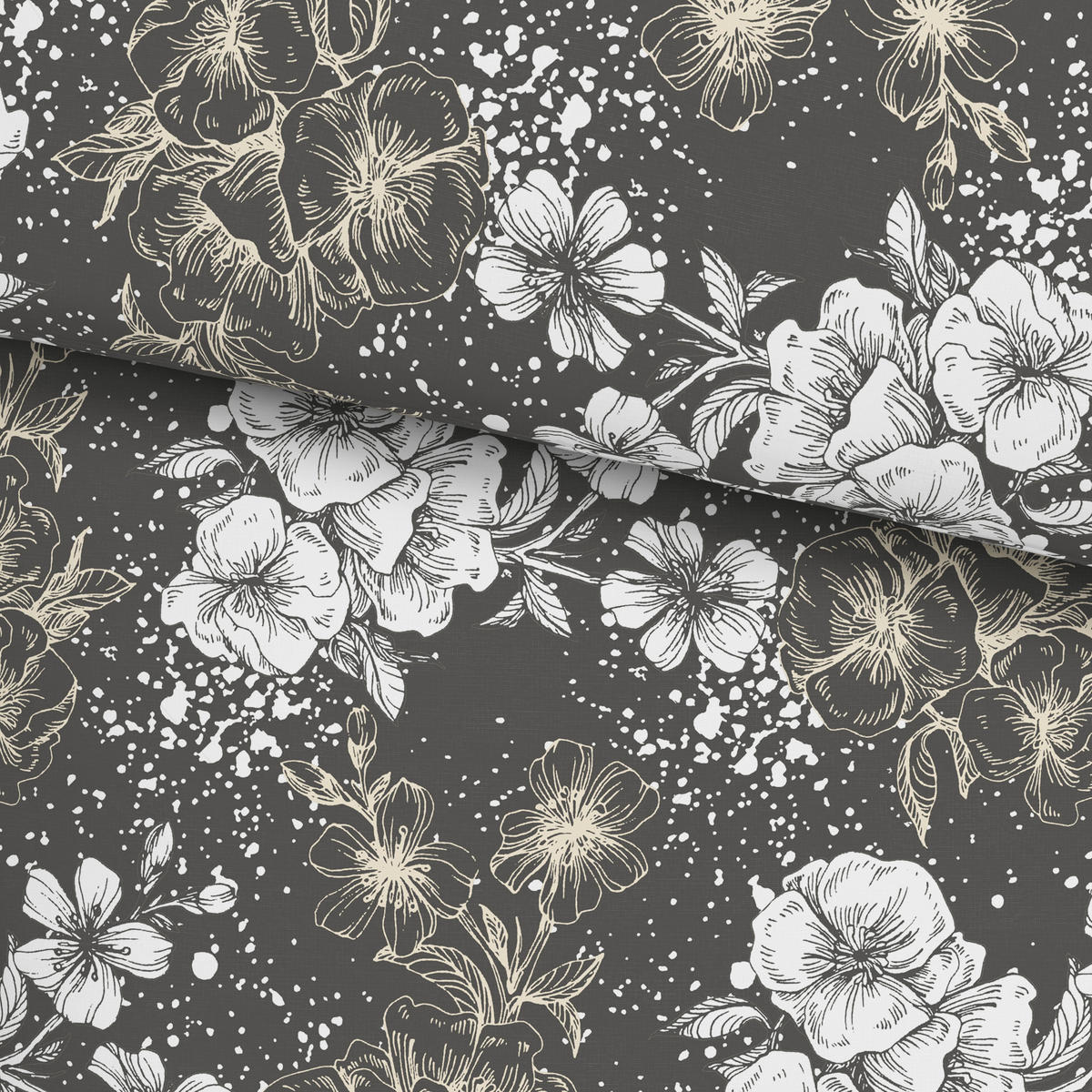 POSTEĽNÁ BIELIZEŇ, renforcé, tmavohnedá, 140/200 cm - tmavohnedá, Konventionell, textil (140/200cm) - Esposa