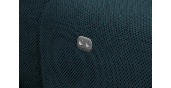 ECKSOFA in Velours Dunkelblau 236/326 cm - Schwarz/Dunkelblau, Design, Kunststoff/Textil (236/326cm) - Xora