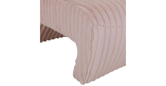 SESSEL Cord Rosa - Schwarz/Rosa, KONVENTIONELL, Kunststoff/Textil (68/72/89cm) - Carryhome
