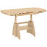COUCHTISCH Ahorn furniert Ahornfarben - Ahornfarben, KONVENTIONELL, Metall (90(130,5/65/56-75cm) - Venda