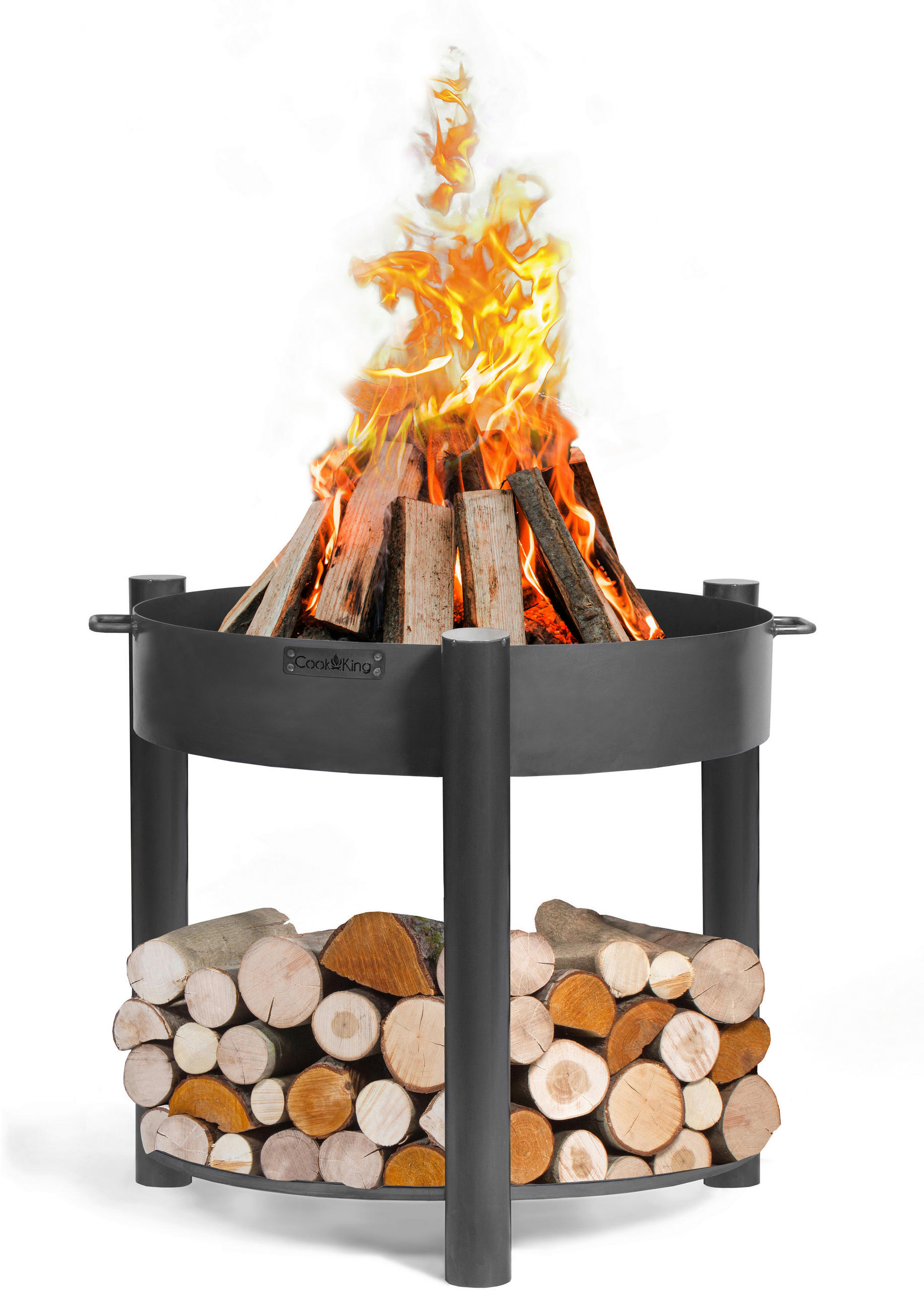 FEUERSCHALE  - Schwarz, Basics, Metall (80/88cm) - Ambia Garden