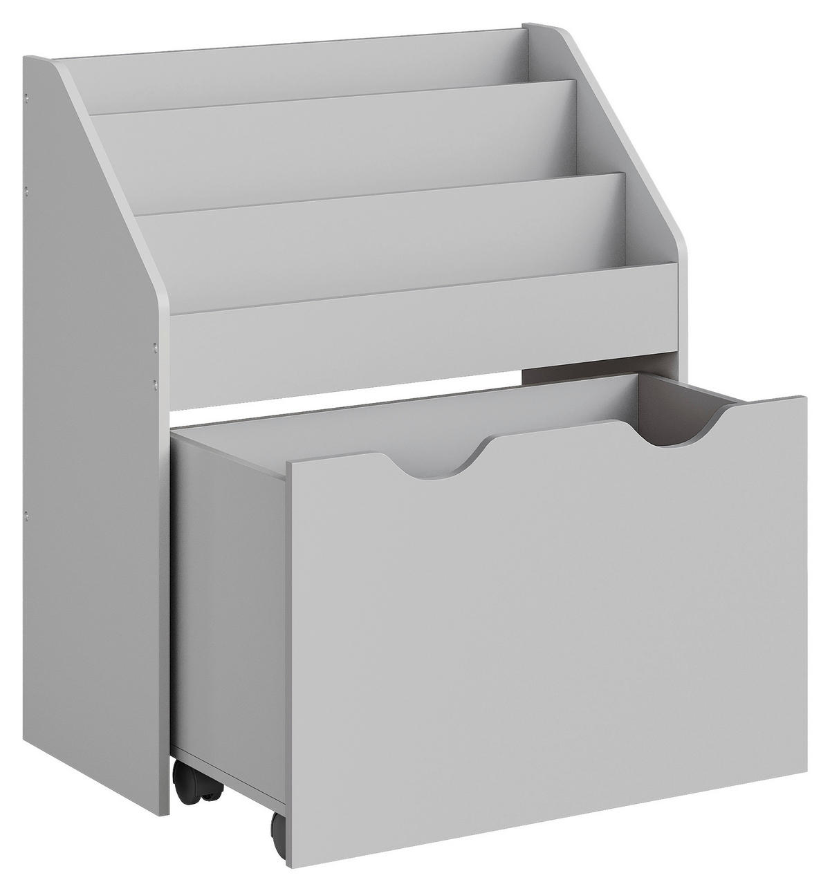 KINDERREGAL Grau  - Grau, MODERN, Holzwerkstoff (62,5/70/29,5cm) - MID.YOU