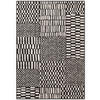 FLACHWEBETEPPICH 120/170 cm Haringey Schwarz, Weiß rechteckig  - Schwarz/Weiß, Basics, Kunststoff (120/170cm)
