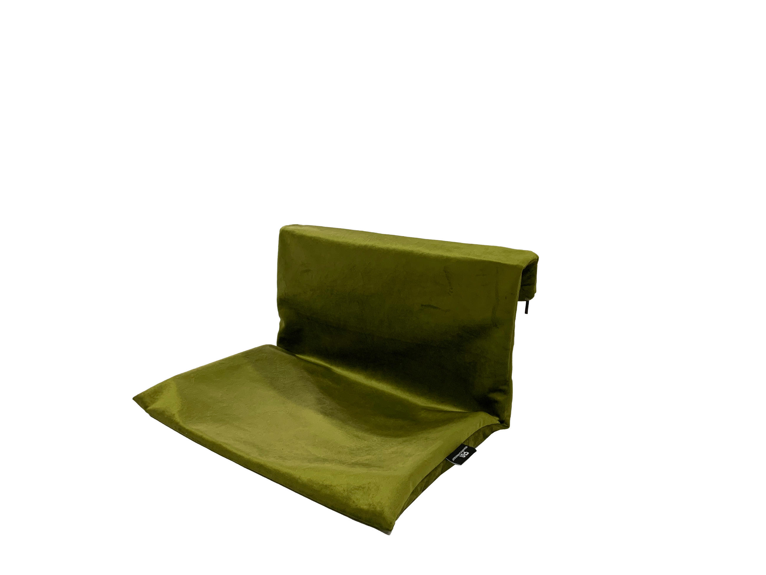 HAUSTIERKISSEN - Olivgrün, Textil/Metall (47/30/30cm)