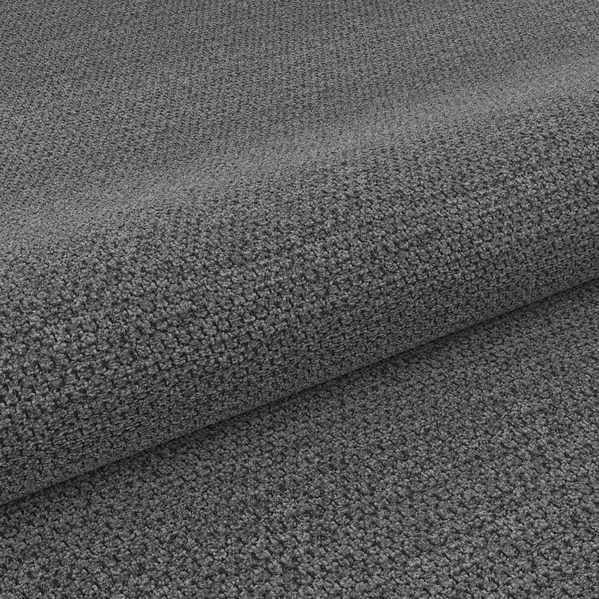 Canapea Extensibilă, lemn, plastic, textil, gri închis - gri închis/negru, Trend, plastic/lemn (205/72/100cm)