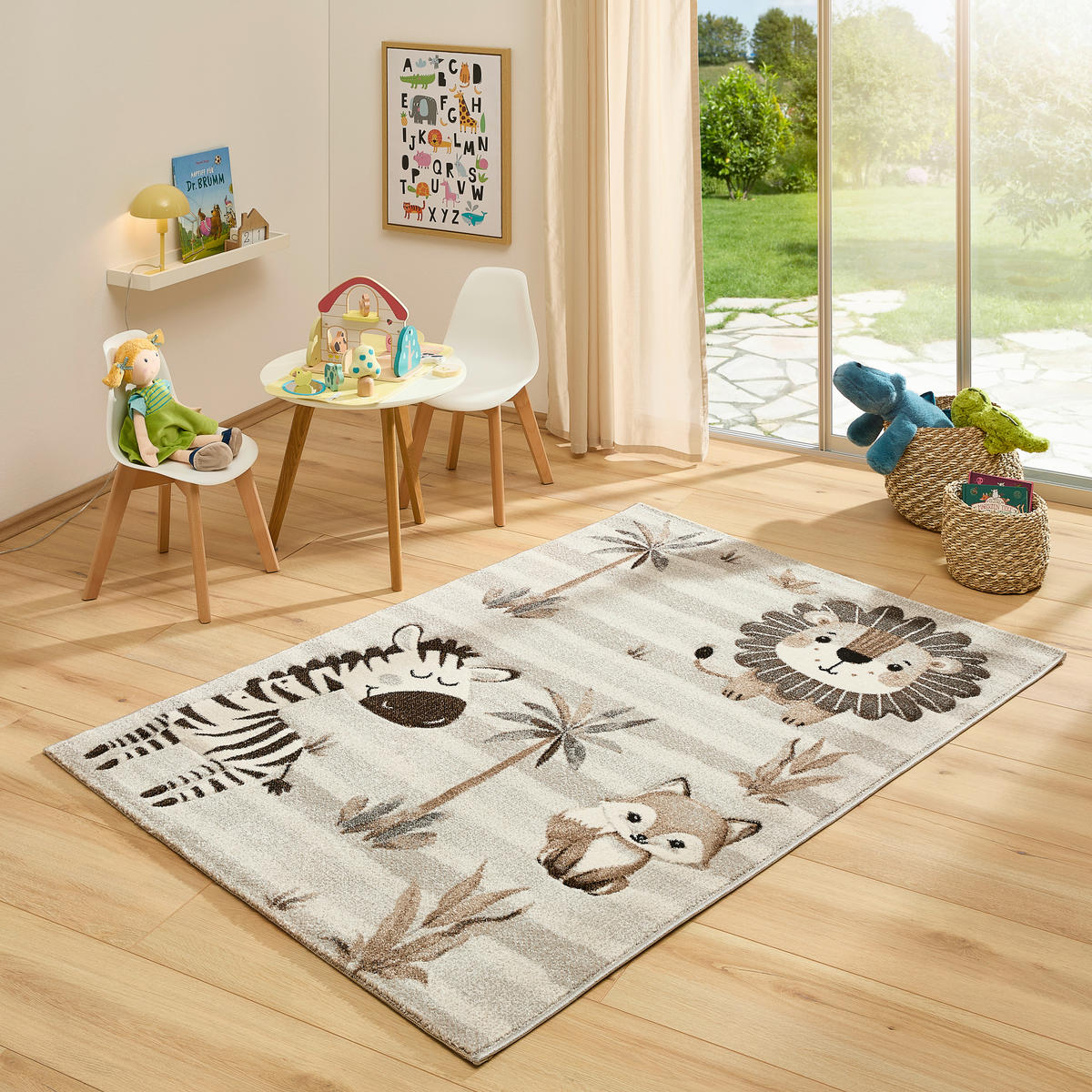 KINDERTEPPICH 120/170 cm  - Grau, Trend, Textil (120/170cm) - Ben'n'jen