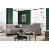 ECKSOFA in Flachgewebe Dunkelgrau  - Dunkelgrau/Schwarz, Design, Textil/Metall (238/290cm) - Pure Home Lifestyle