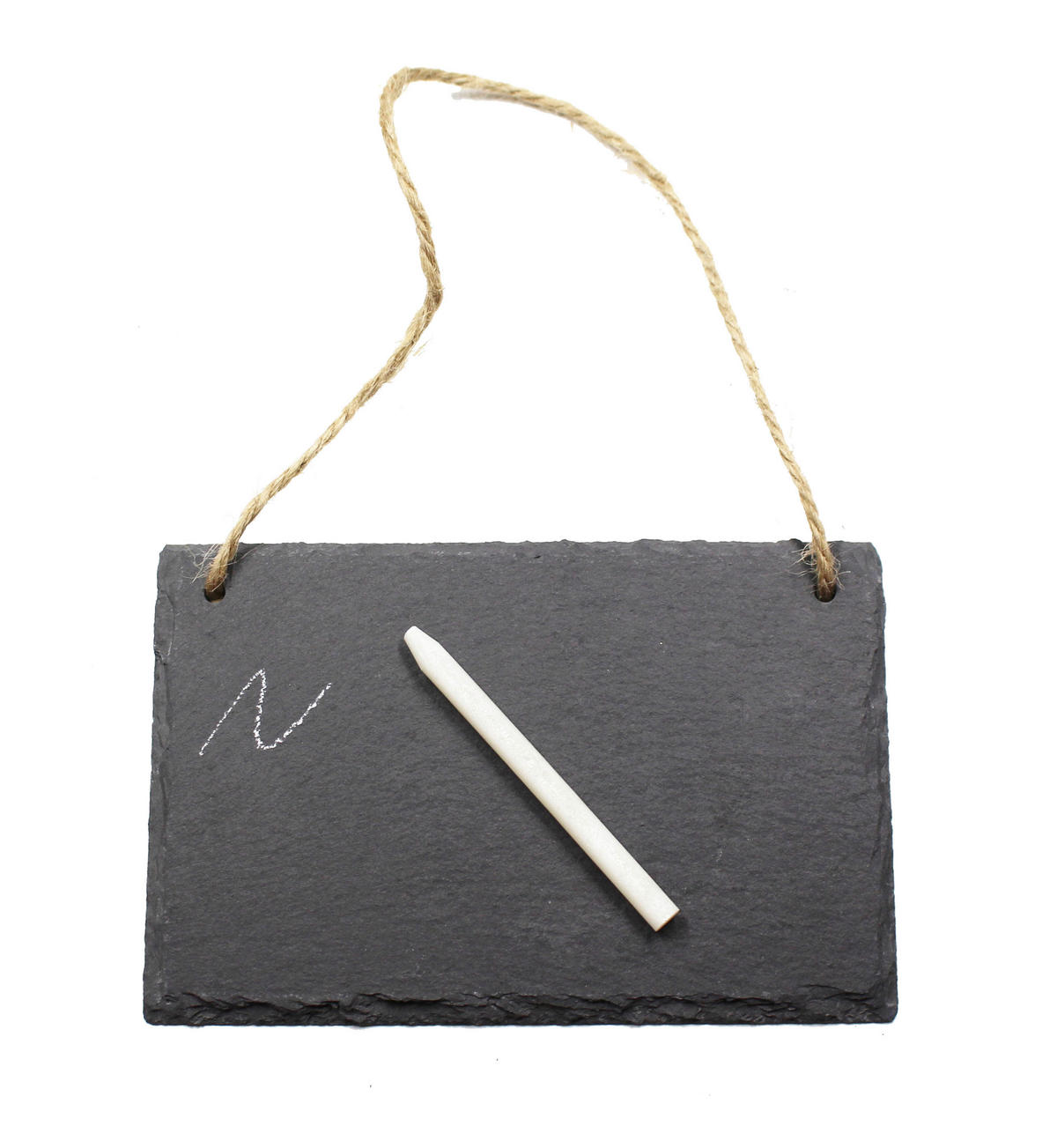 TABUĽA NA PÍSANIE KRIEDOU, kameň, 10/15 cm - čierna, Basics, kameň (10/15cm) - Ambia Home