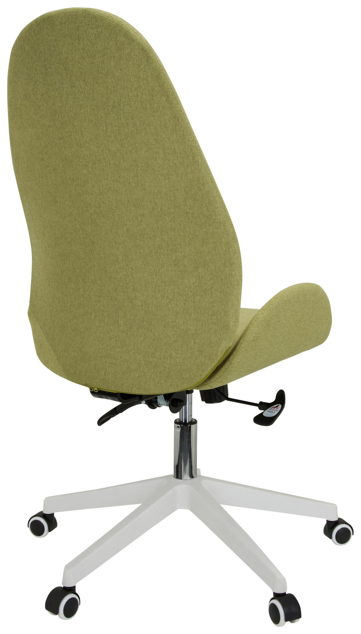 OTOČNÁ ŽIDLE, plochá tkanina, zelená - bílá/zelená, Basics, textil/plast (56/104/58cm) - MID.YOU