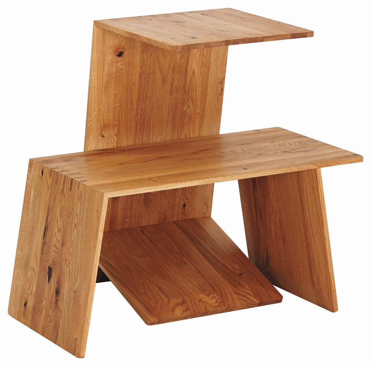 BEISTELLTISCH in Holz 76,6/38/37,6 cm  - Eichefarben, Design, Holz (76,6/38/37,6cm) - TEAM 7