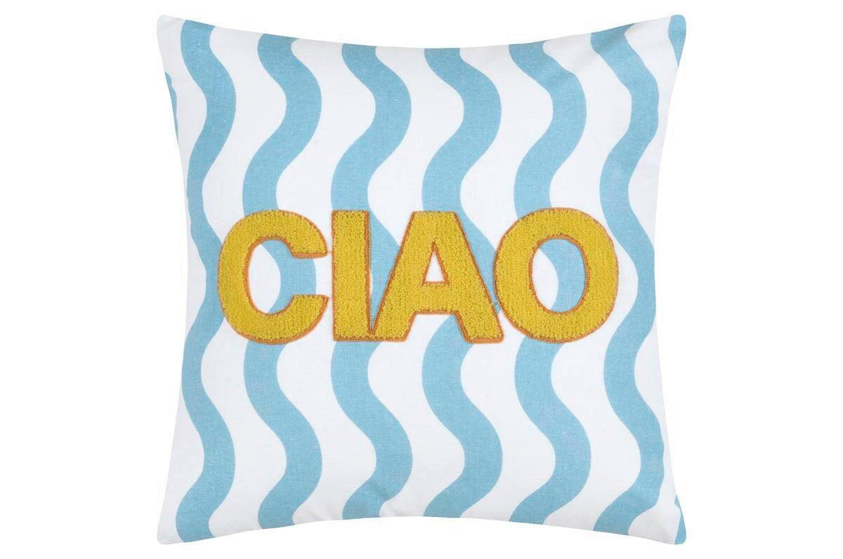 OKRASNA BLAZINA  COOL VIBES    45/45 cm         - svetlo modra, Design, tekstil (45/45cm) - Esposa