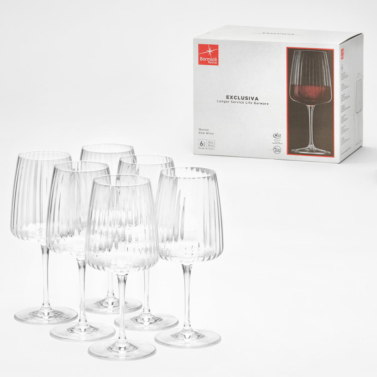 GLÄSERSET Exclusiva  - Klar, KONVENTIONELL, Glas (535ml) - Van Well