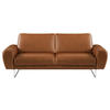 DVOSJED koža  konjak    - boje kroma/konjak, Design, koža/metal (177/85/92cm) - Livetastic