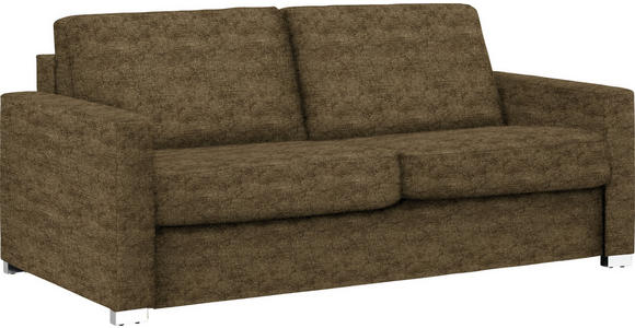 SCHLAFSOFA Webstoff Hellgrün  - Chromfarben/Hellgrün, KONVENTIONELL, Textil/Metall (188/86/97cm) - Novel