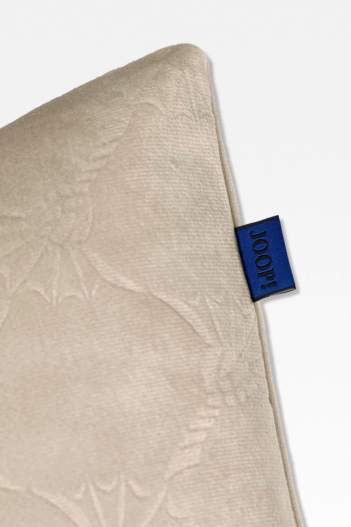 KISSENHÜLLE J!EMBOSS 38/38 cm  - Beige, Basics, Textil (38/38cm) - Joop!