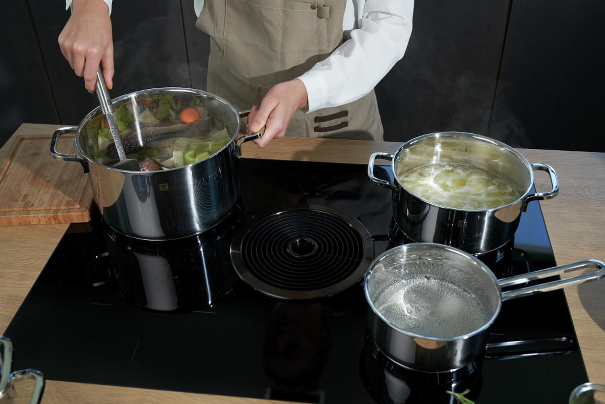 KOCHTOPFSET QUADRO 5-teilig  - Edelstahlfarben, Basics, Metall - Zwilling