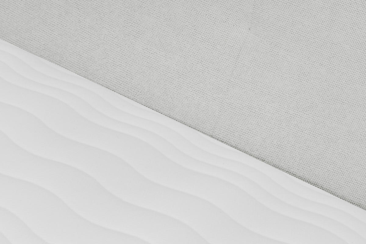 AMERICKÁ POSTEĽ, 90/200 cm, sivá - čierna/sivá, Konventionell, textil (90/200cm) - P & B