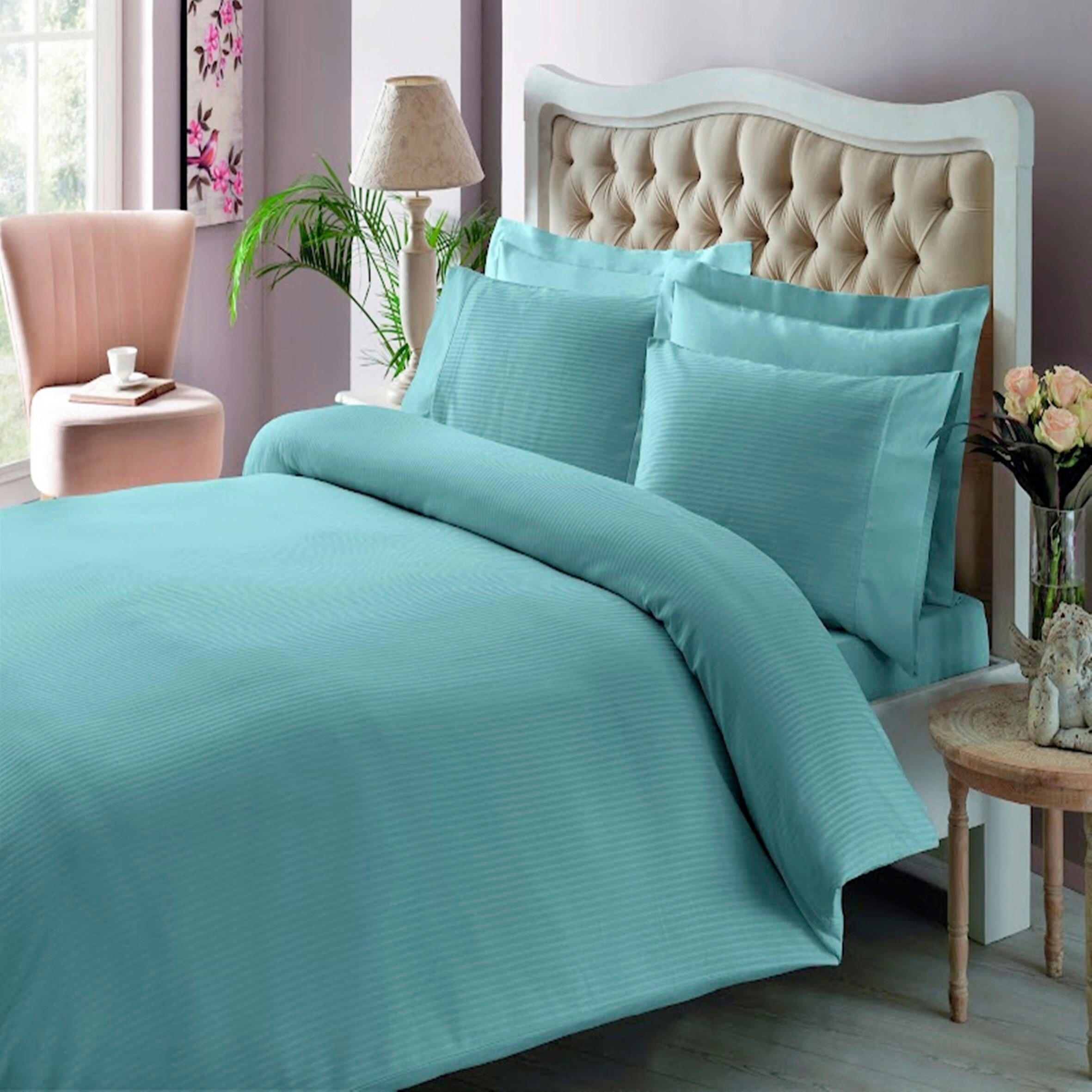 LENJERIE DE PAT 240/260 cm  - albastru, Basics, textil (240/260cm)