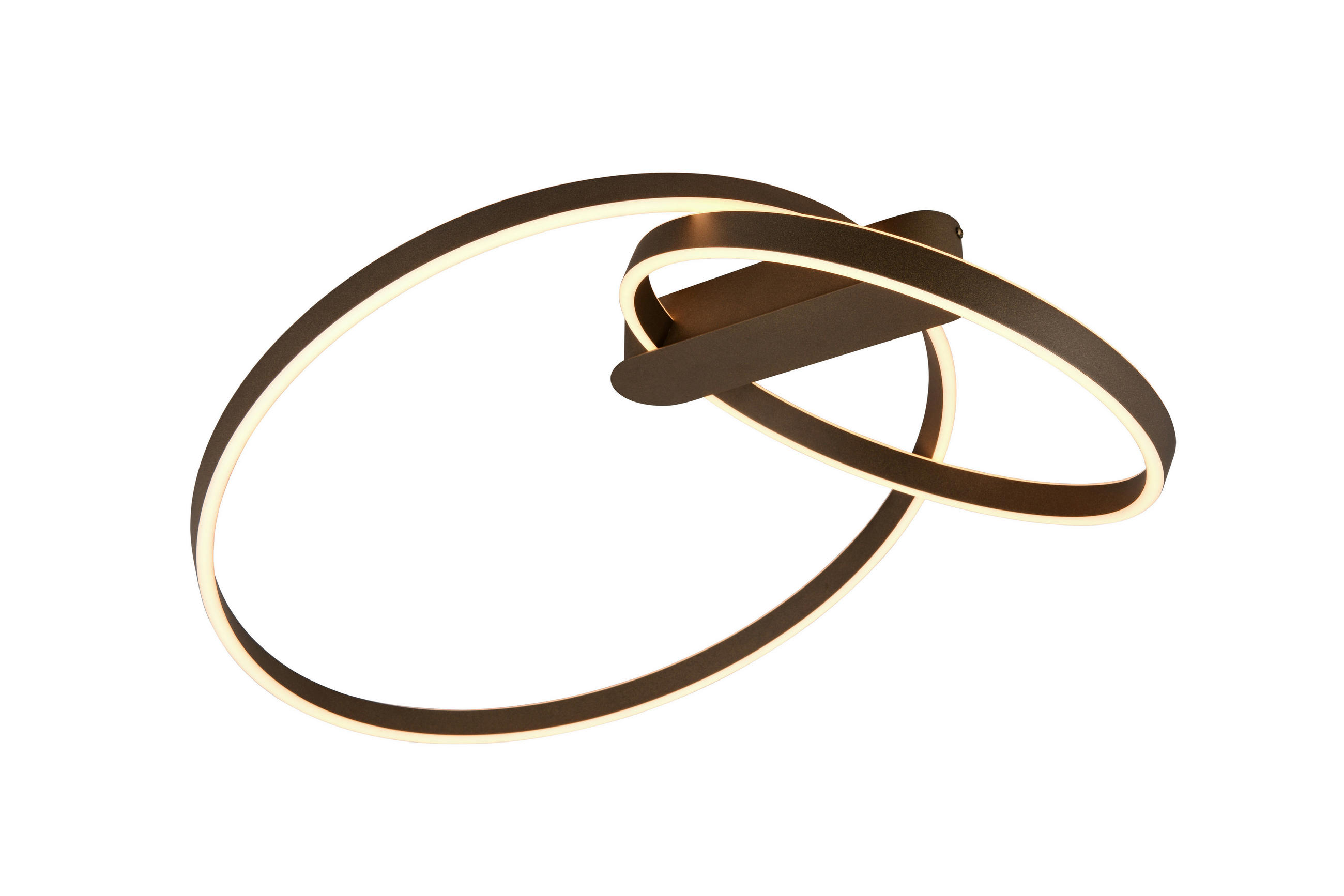 LED-DECKENLEUCHTE Isander 72/28/60 cm  - Platinfarben, Design, Metall (72/28/60cm)