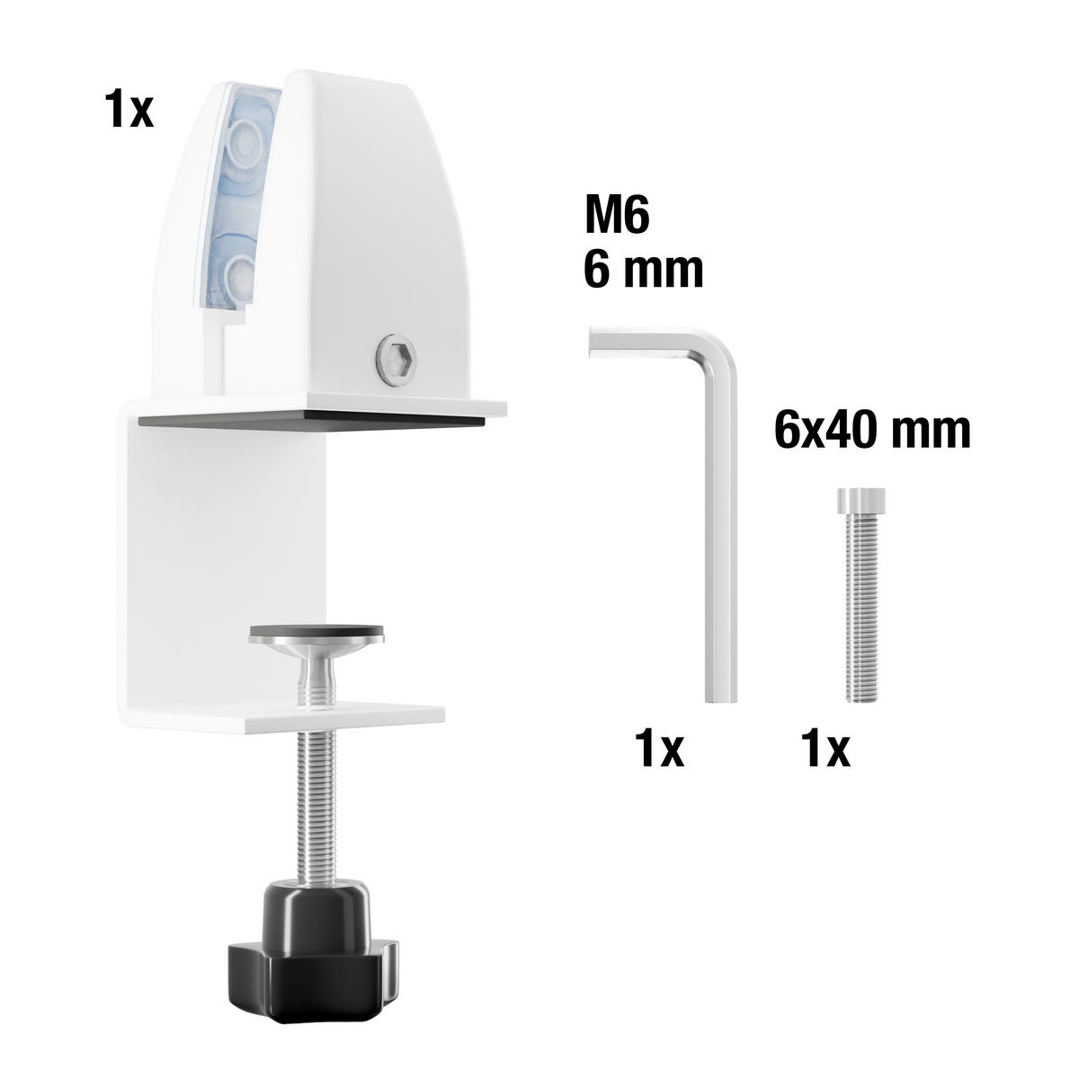 AKUSTIKPANEEL 5/14/5 cm  - Weiß, Basics, Metall (5/14/5cm)