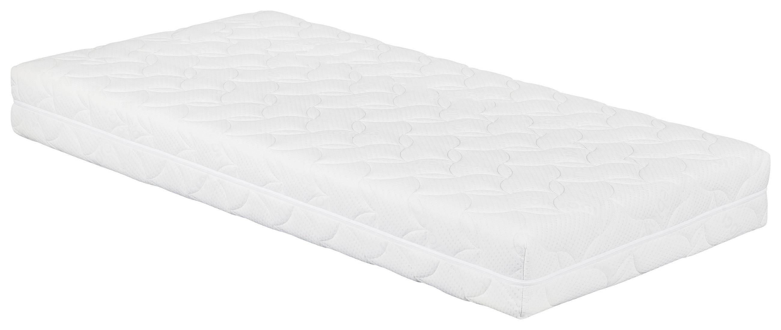 VZMETNICA  - bela, Basics, tekstil (120/60/17cm) - Meblojogi