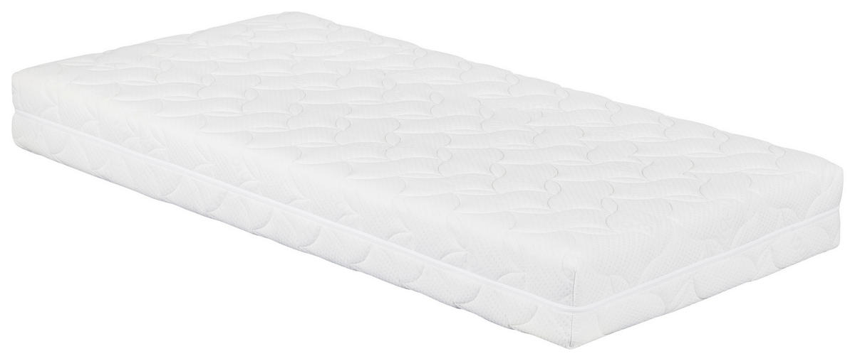 VZMETNICA  - bela, Basics, tekstil (120/60/17cm) - Meblojogi