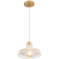 HÄNGELEUCHTE 24,5/117 cm   - Klar, Trend, Glas/Metall (24,5/117cm) - Novel