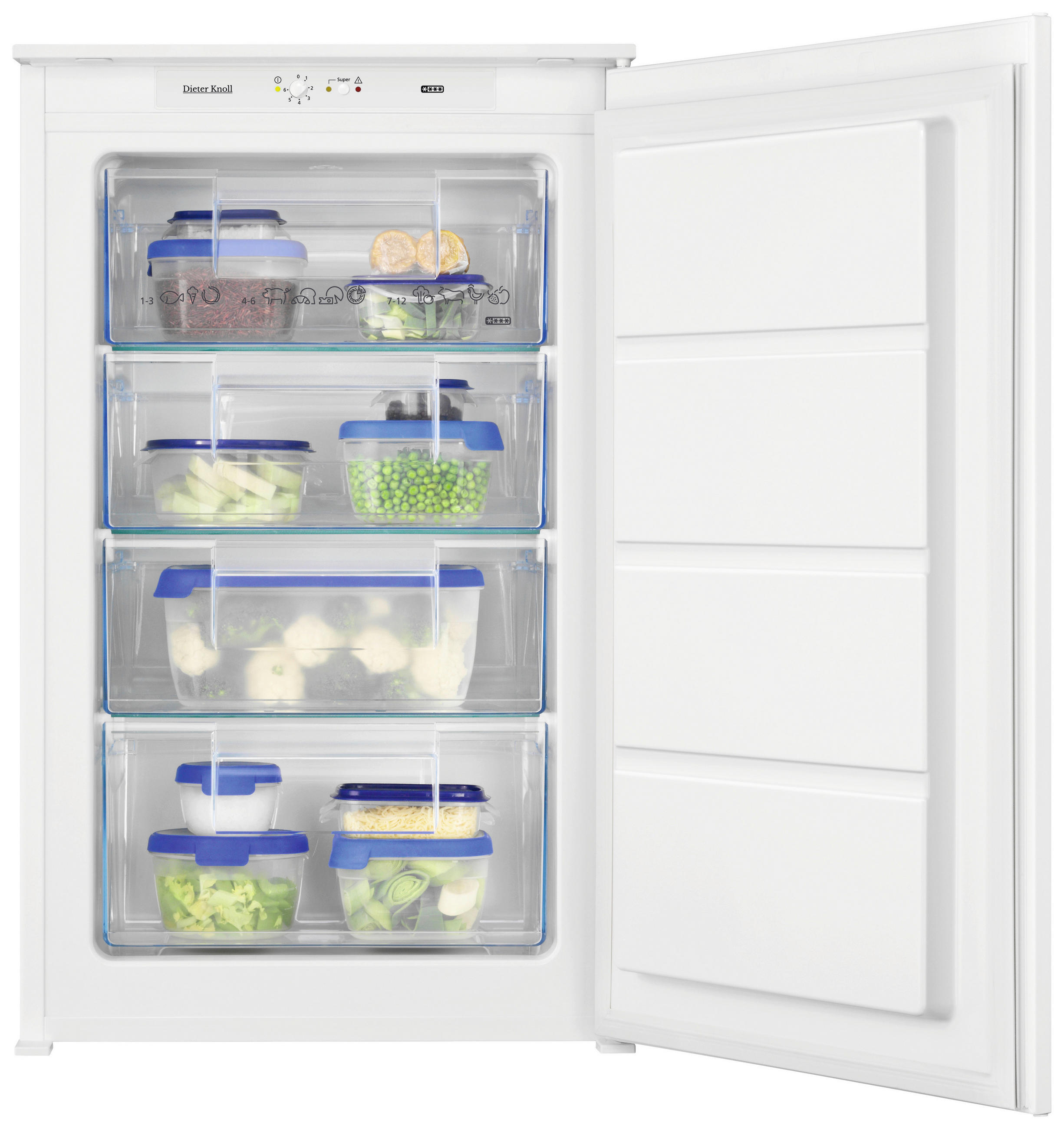 GEFRIERSCHRANK DKFU0985SK  - Weiß, Basics, Kunststoff/Metall (54/87,3/54,9cm) - Dieter Knoll