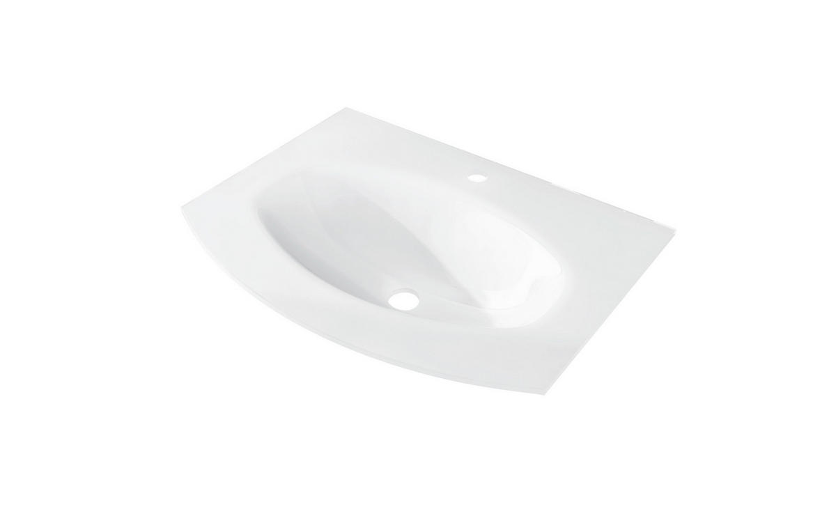 MOSDÓKAGYLÓ 70/1,5/52 cm  - fehér, Basics, Üveg (70/1,5/52cm) - Welnova