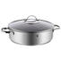 SCHMORPFANNE 28 cm DURIT Select Pro-Antihaftbeschichtung - Klar/Edelstahlfarben, Basics, Glas/Metall (28cm) - WMF