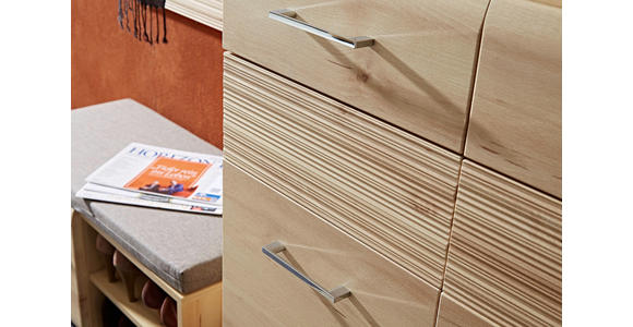 SCHUHSCHRANK 84/104/40 cm - Buchefarben, KONVENTIONELL, Holzwerkstoff (84/104/40cm) - Voleo