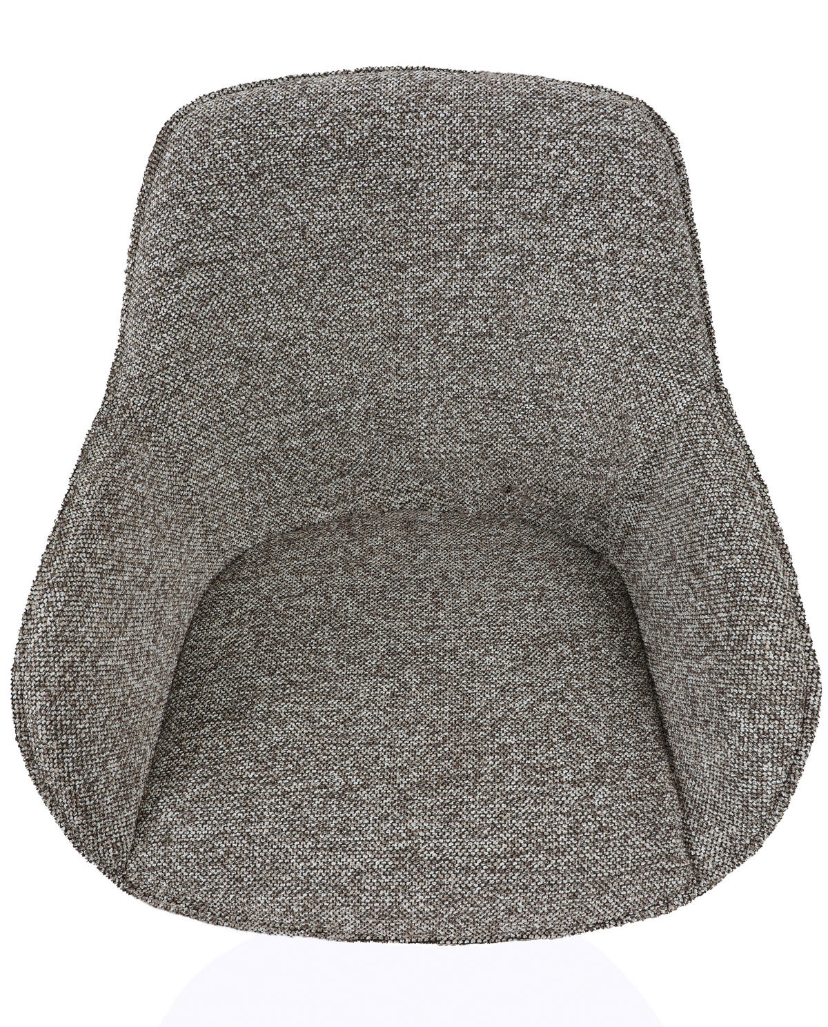 ARMLEHNSTUHL  in Eisen Leinenoptik  - Schwarz/Braun, Design, Textil/Metall (64/84/61cm) - Novel