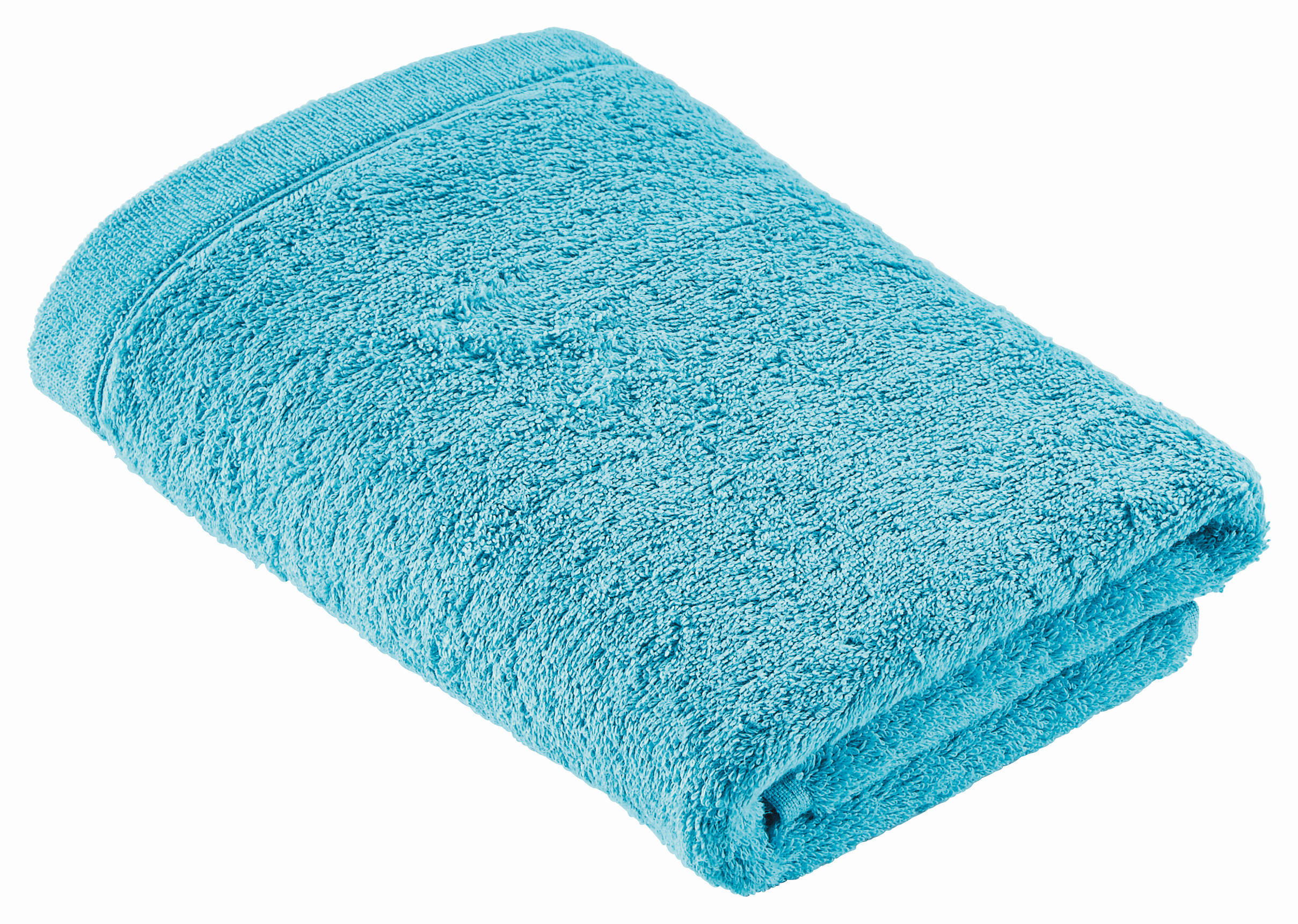 DUSCHTUCH Lifestyle Uni 70/140 cm  - Türkis, Basics, Textil (70/140cm) - Cawoe