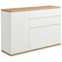 SIDEBOARD  in 139/93/42 cm  - Schwarz/Weiß, MODERN, Holzwerkstoff/Kunststoff (139/93/42cm) - Xora