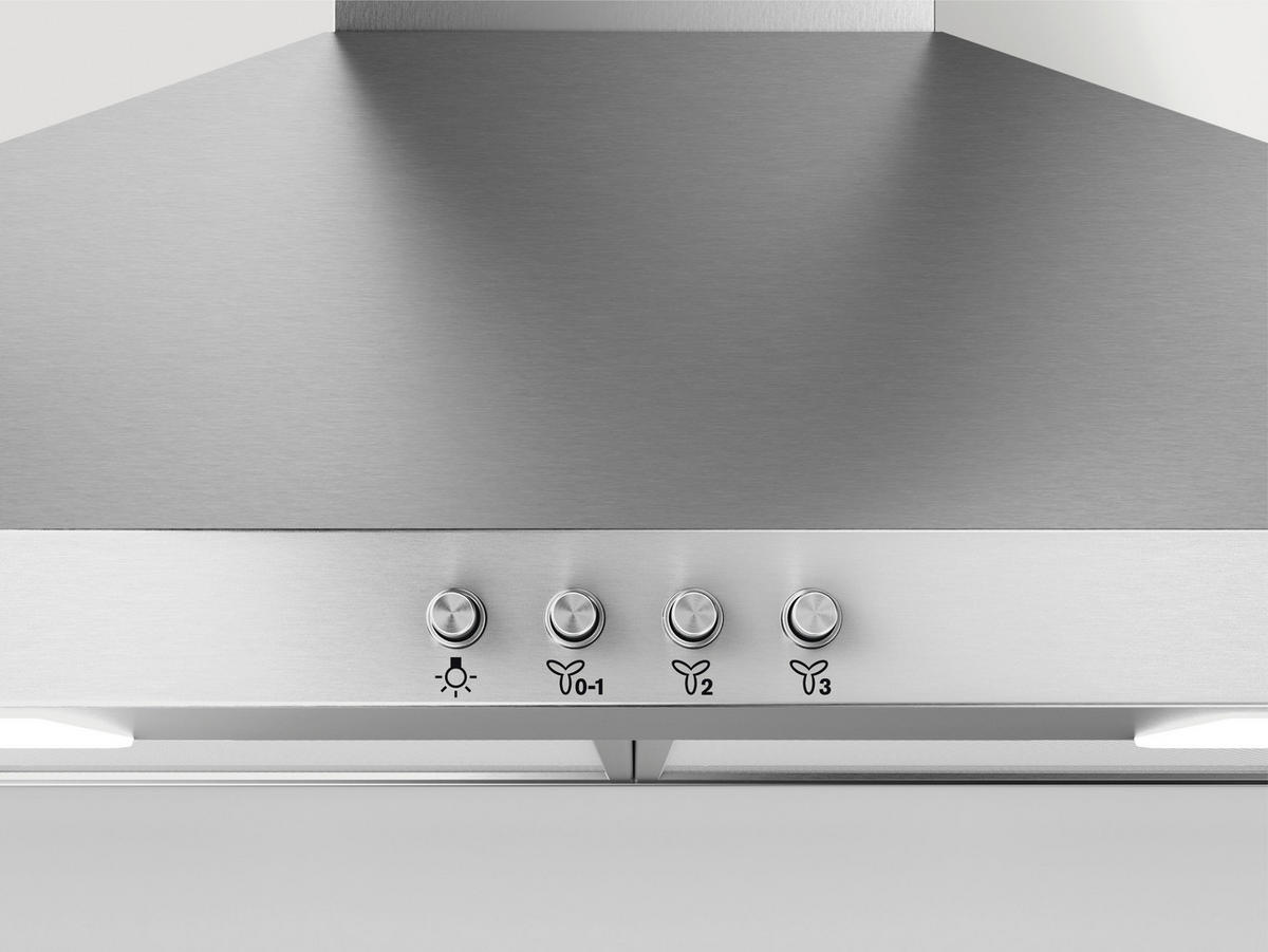 DUNSTABZUGSHAUBE ZHC62462XA  - Edelstahlfarben, LIFESTYLE, Metall (59,8/69-107/45cm) - Zanussi